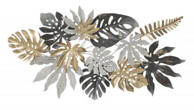 Decoratiune metalica de perete, Luw Multicolor, l145xA9,5xH80 cm