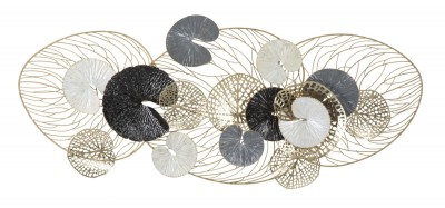 Decoratiune metalica de perete Luxy Multicolor, l124,5xA9,5xH55 cm