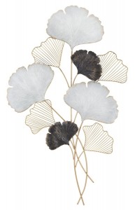 Decoratiune metalica de perete, Ory Multicolor, l66xA4xH109 cm