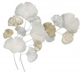 Decoratiune metalica de perete, Silvy Multicolor, l85,5xA10xH113 cm