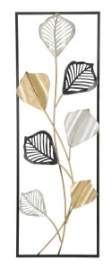 Decoratiune metalica de perete Tex B Multicolor, l30,5xA2,5xH88,5 cm