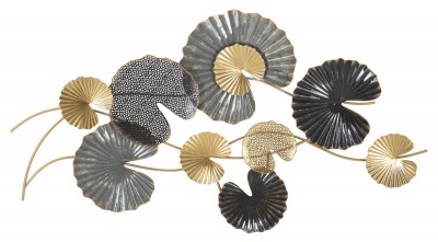 Decoratiune metalica de perete, Web B Multicolor, l105xA4xH56 cm