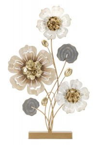 Decoratiune metalica Light Multicolor, L40,6xl8,9xH65,4 cm