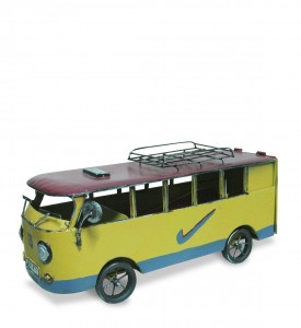 Decoratiune metalica, Old Van Multicolor, L53xl23xH25 cm