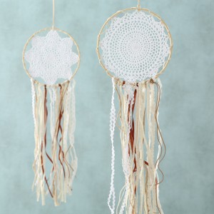 Decoratiune suspendabila Prinzator de vise Dream Bej / Alb, Modele Asortate, Ø23xH70 cm