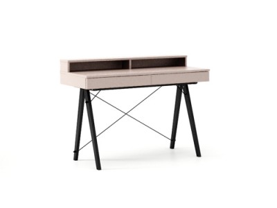 Masa de birou Basic Black Dusty Pink, L100xl50xh85 cm