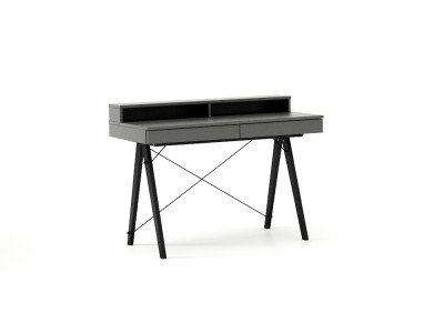 Masa de birou Basic Black Grey, L100xl50xh85 cm