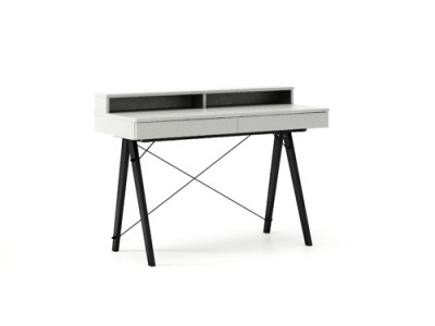 Masa de birou Basic Black Light Grey, L100xl50xh85 cm
