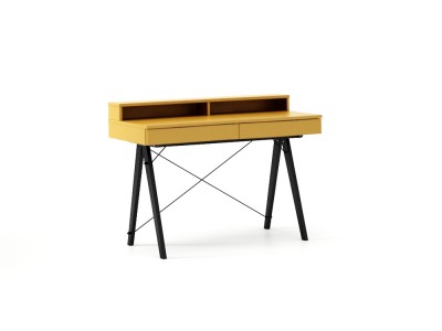 Masa de birou Basic Black Mustard, L100xl50xh85 cm