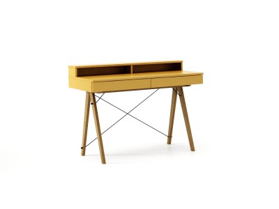 Masa de birou Basic Oak Mustard, L100xl50xh85 cm