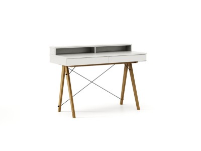 Masa de birou Basic Oak White, L100xl50xh85 cm