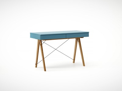 Masa de birou desk Basic Oak Oceanic, L100xl50xh75 cm