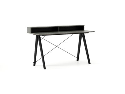 Masa de birou Desk Slim Black Grey II, L120xl50xh85 cm