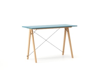 Masa de birou Desk Slim Beech Oceanic, L120xl50xh75 cm