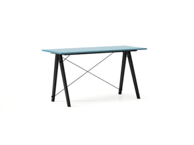 Masa de birou Desk Slim Black Oceanic, L120xl50xh75 cm