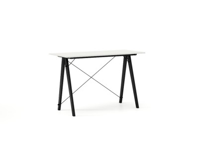 Masa de birou Desk Slim Black White, L120xl50xh75 cm