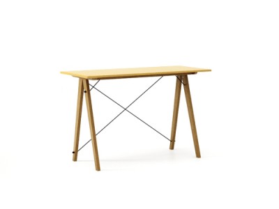 Masa de birou Desk Slim Oak Mustard, L120xl50xh75 cm