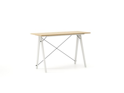 Masa de birou Desk Slim White Oak, L120xl50xh75 cm