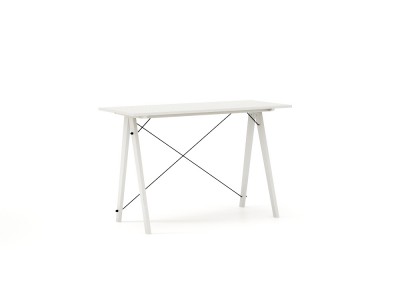 Masa de birou Desk Slim White, L120xl50xh75 cm
