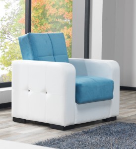 Fotoliu extensibil Destina Albastru K1, l90xA72xH83 cm