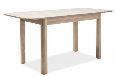 Masa extensibila din pal si MDF, Dillon II Stejar Sonoma, L120-160xl68xH75 cm