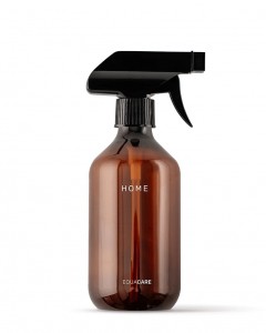 Dispenser cu pulverizator, din PET reciclat, Home Amber, 345 ml