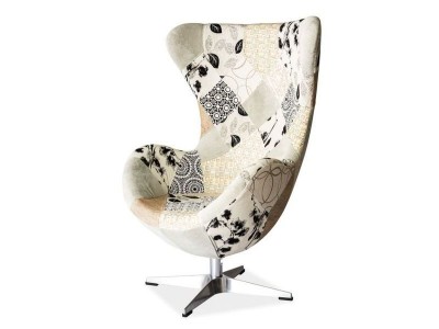 Fotoliu tapitat cu stofa Dellinger A Multicolor, l72xA51xH111 cm