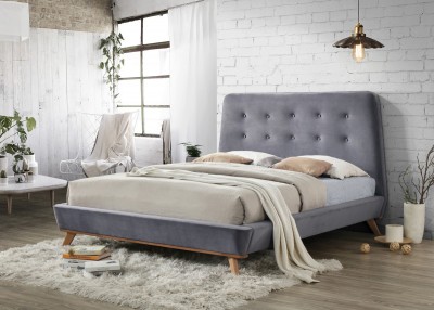 Pat tapitat Danya Velvet Grey