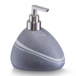 Dozator pentru sapun din polirasina, Stonefinish, l12,2xA11,3xH13,5 cm