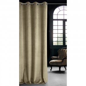 Draperie Jolie Velvet Bej Inchis, 140 x 250 cm, 1 bucata