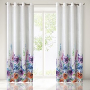 Draperie Patricia 140 x 250 cm 1 bucata Alb / Violet