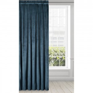 Draperie Pierre Velvet Bleumarin, 140 x 300 cm, 1 bucata