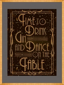 Tablou Framed Art Drink Gin