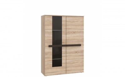 Dulap cu vitrina Lotus, l115xA42xH161 cm