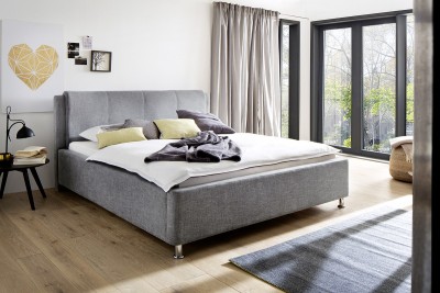 Pat tapitat cu stofa El Paso Gri