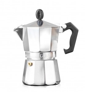 Espressor aluminiu Bella Silver, 150 ml, 3 cesti
