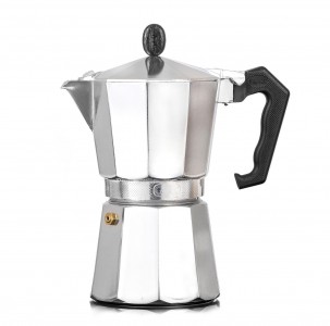 Espressor aluminiu Bella Silver, 300 ml, 6 cesti