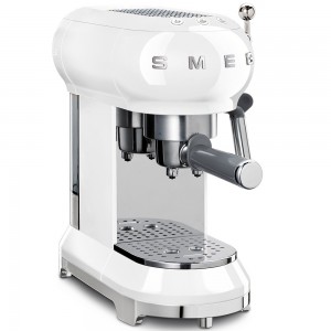 Espressor Cafea ECF01WHEU, Alb, Retro 50, 1L, 1350W, SMEG