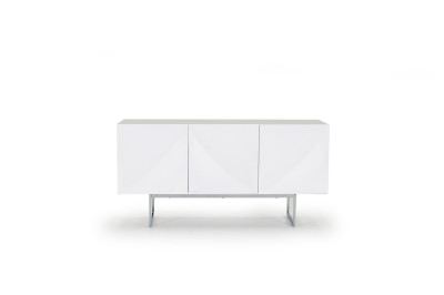 Comoda din MDF Essence White, l150xA45,5xH75 cm