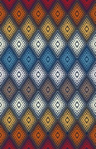 Covor Ethnic Et 01 A Multicolor, Tesut mecanic