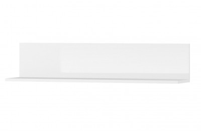 Etajera suspendata din pal Small Gabrielle 23 Alb, l100xA22xH21 cm