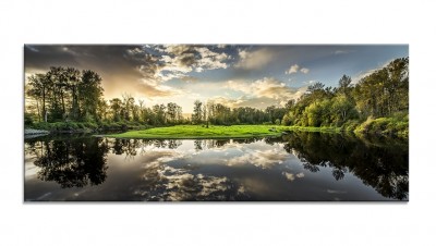 Tablou Sticla Glasspik Nature, 50x125 cm