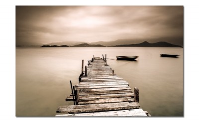 Tablou Sticla Glasspik Jetty I, 80x120 cm