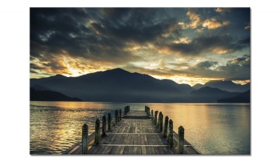 Tablou Sticla Glasspik Jetty II, 80x120 cm