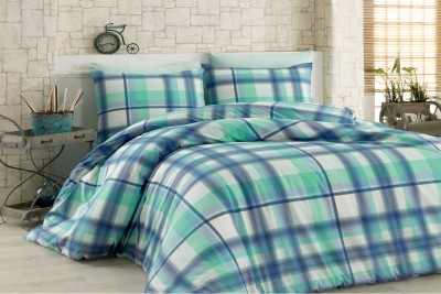 Lenjerie de pat Ranforce Fantasia Mavi