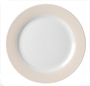 Set farfurii Dinner Doppio Cream, Flirt, Ø 27 cm, 6 piese