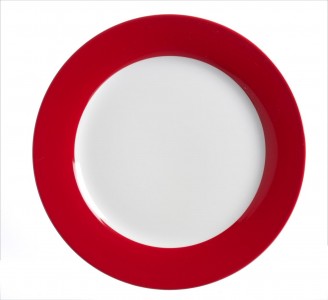 Set farfurii Dinner Doppio Red, Flirt, Ø 27 cm, 6 piese