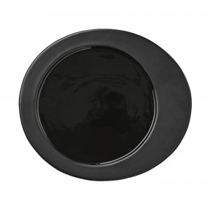 Farfurie Gitte Black, Ceramica, Ø20 cm