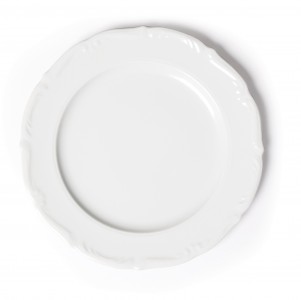 Farfurie intinsa din portelan, Ø27 cm, Madamoiselle Alb