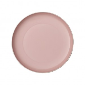 Farfurie intinsa din portelan, It's my Match Uni Alb / Roz, 24 cm, Villeroy & Boch